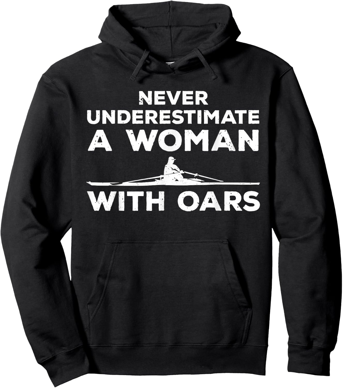 Funny Rowing Girls Row Crew Paddling Oar Scullers Hoodie - Hoodie | Black