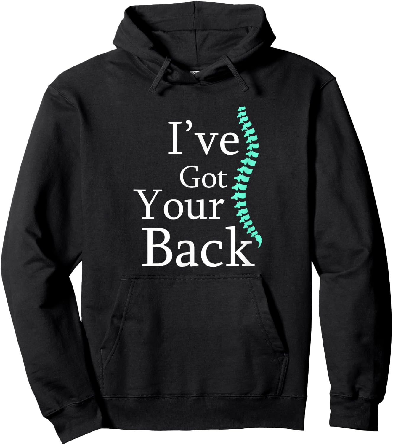 Your Back Chiropractor Gift Hoodie - Hoodie | Black