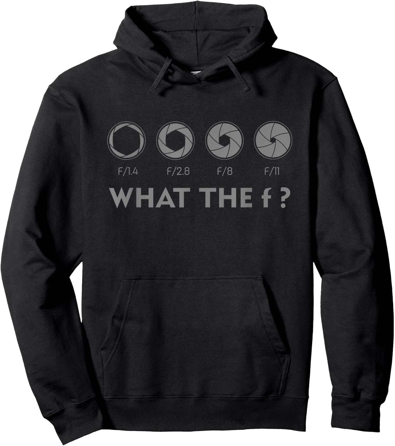 Funny Photography F Stop Lens Camera Lover Photographer Gift Hoodie - Hoodie | Black