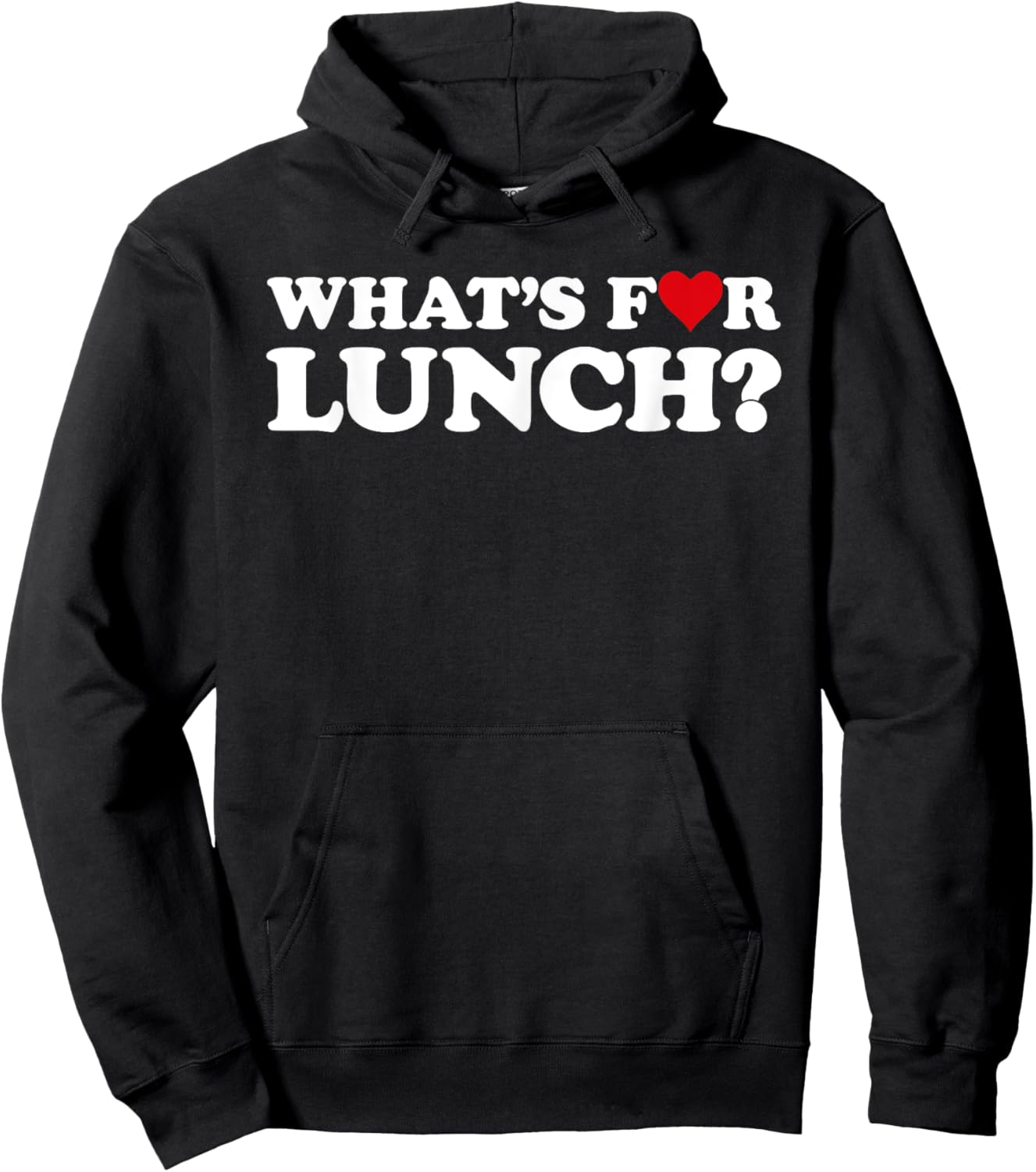 Whats for Lunch Funny Lunch Lady Hoodie - Hoodie | Black