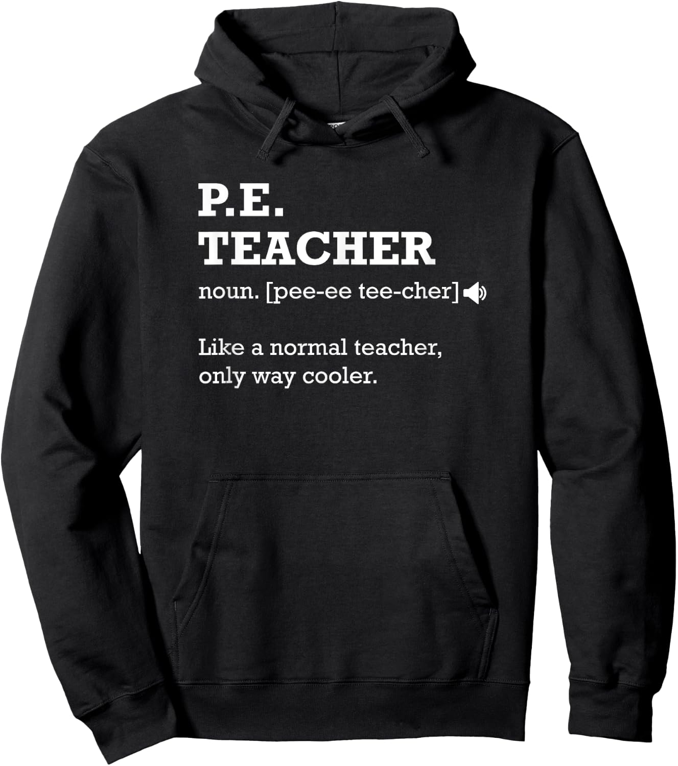 PE Teacher Shirt, Gift for Physical Education Teacher Hoodie - Hoodie | Black