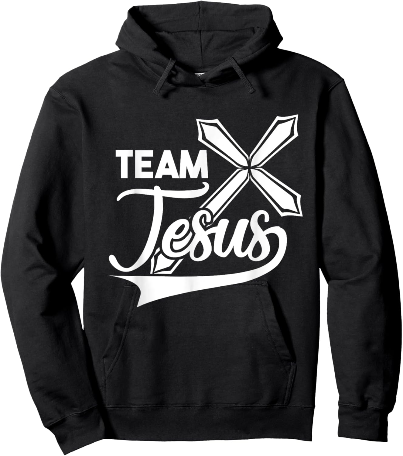 Sport Team Jesus Christian Faith Cross Christ Rise-Up Hoodie - Hoodie | Black