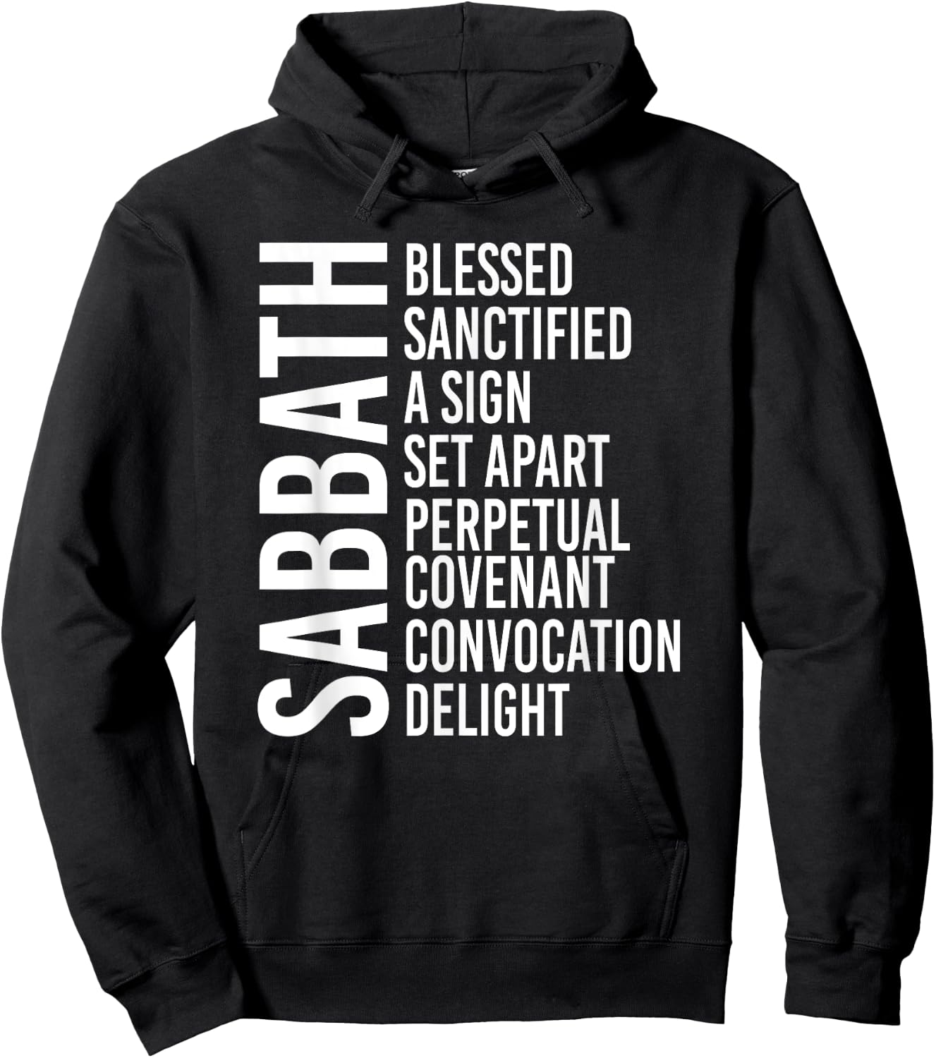 Sabbath Commandment Hoodie - Hoodie | Black