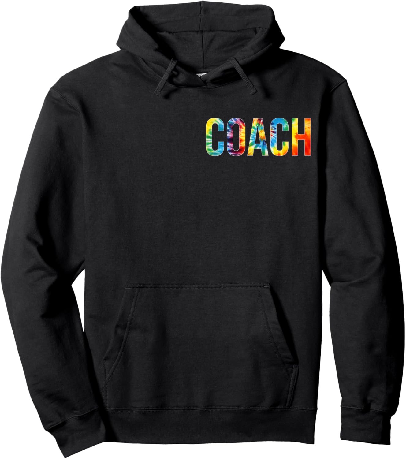 Coach Women For Work Tie Dye Back To School Appreciation Day Hoodie - Hoodie | Black