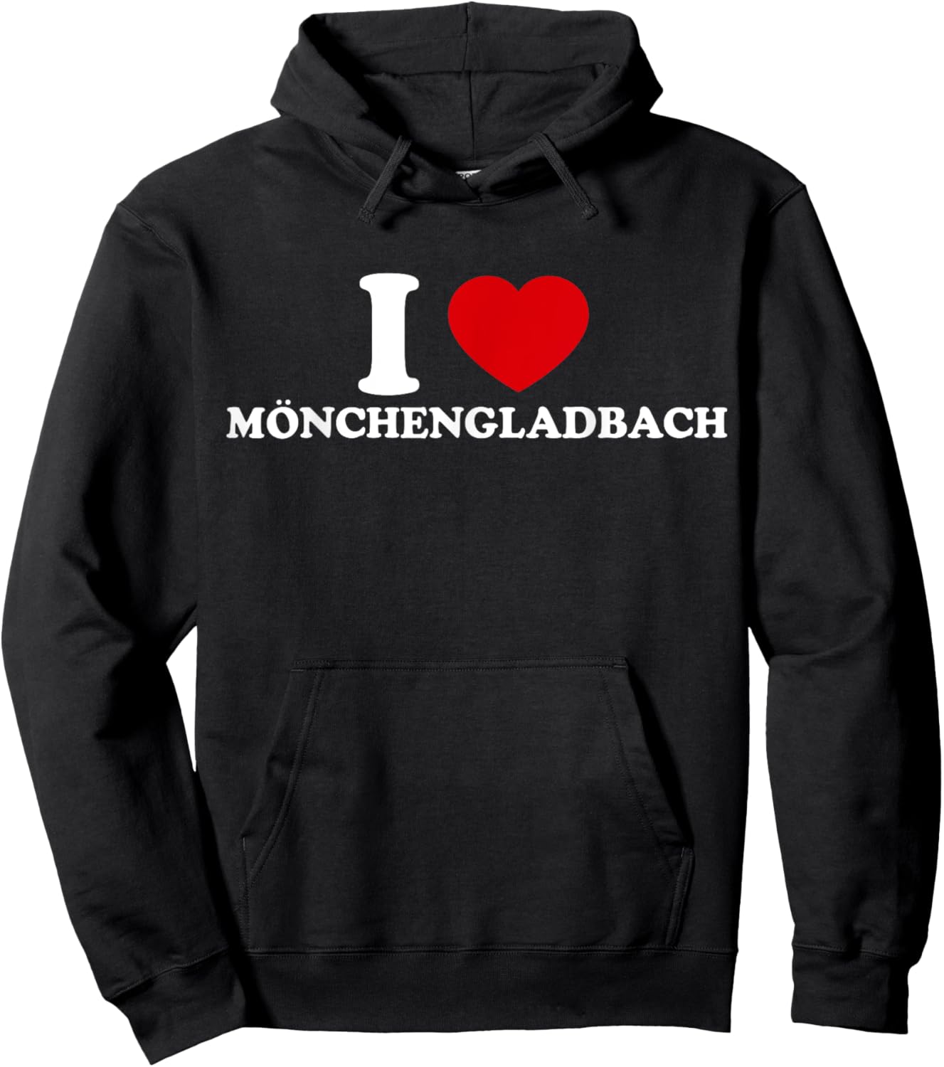 I Love Mönchengladbach Hoodie - Hoodie | Black