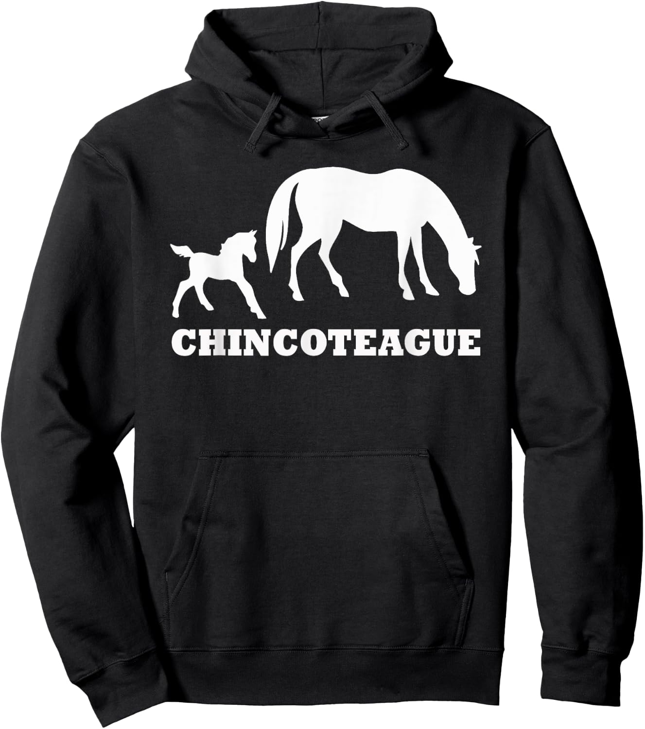 Chincoteague Ponies Hoodie - Hoodie | Black