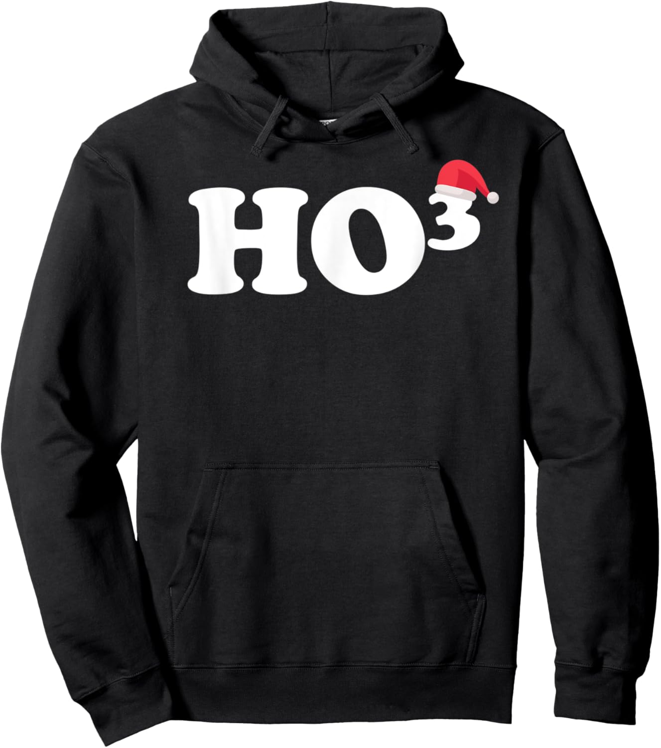 Ho 3 Christmas Hoodie - Hoodie | Black