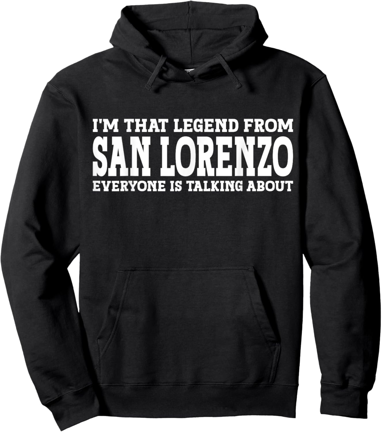 San Lorenzo Hometown CA California Funny City San Lorenzo Hoodie - Hoodie | Black