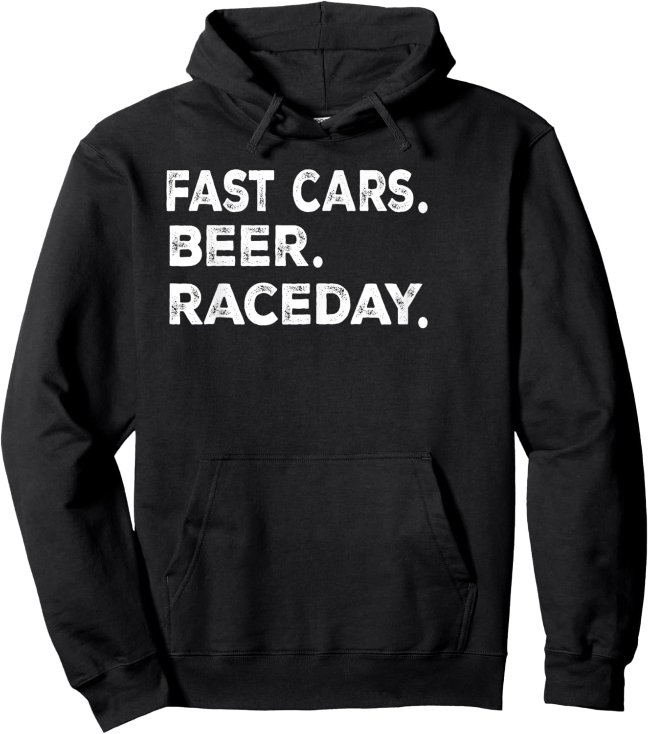 Fast Cars Beer Raceday Hoodie - Hoodie | Black