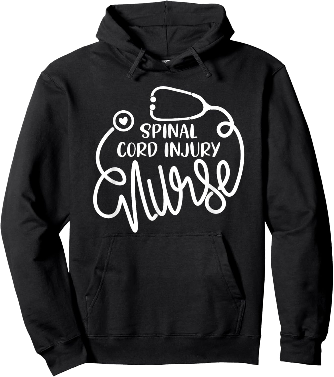 Spinal Cord Injury Nurse Cute SCI Nursing Department RN Hoodie - Hoodie | Black