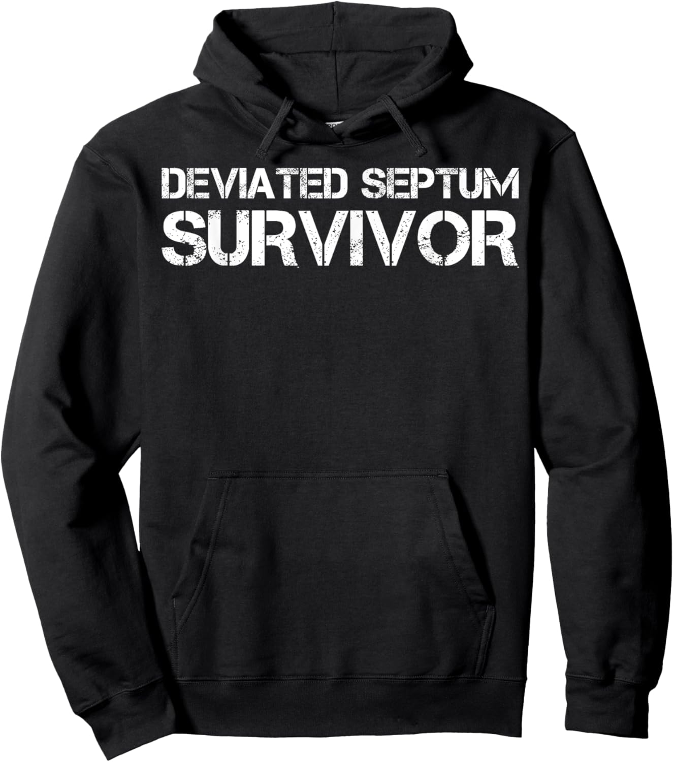 Deviated Septum Survivor Hoodie - Hoodie | Black