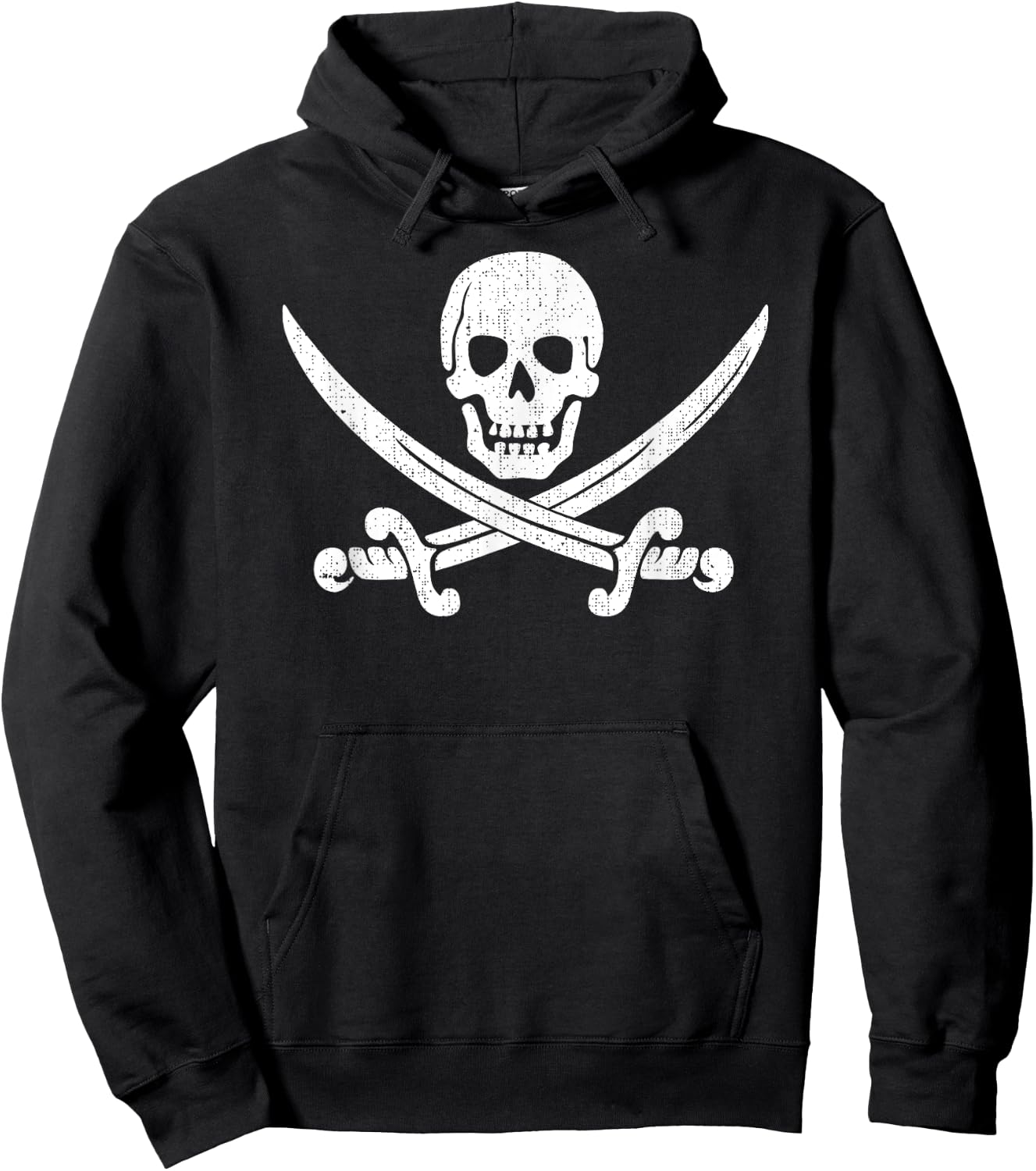 Skull Crossbones Pirate shirts Hoodie - Hoodie | Black