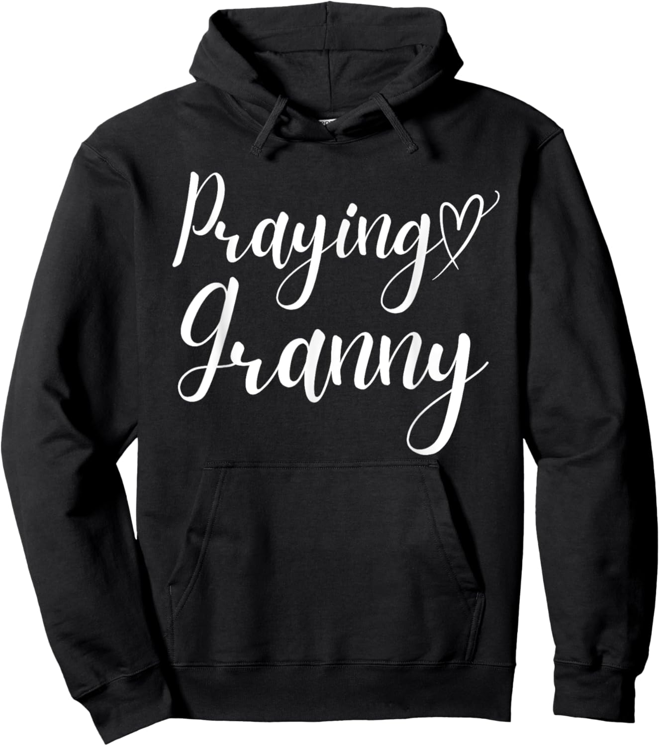 Praying Granny Perfect Christian Grandma Hoodie - Hoodie | Black