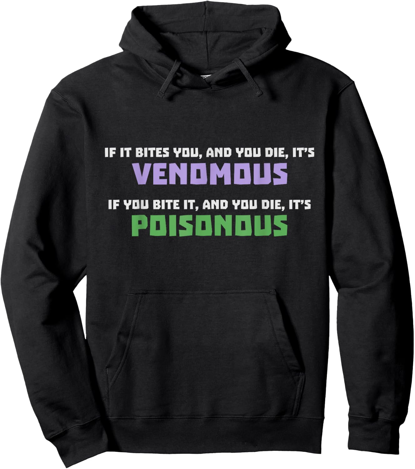 Herpetologist Shirt - If It Bites You Hoodie - Hoodie | Black