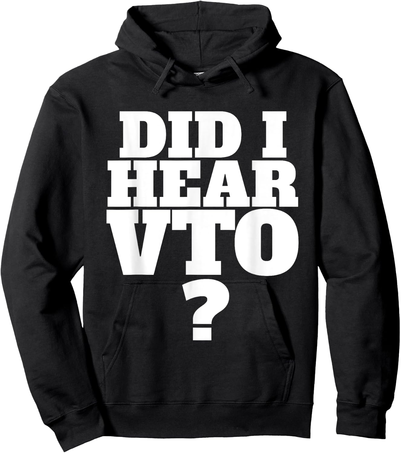 Did I Hear VTO Hoodie - Hoodie | Black