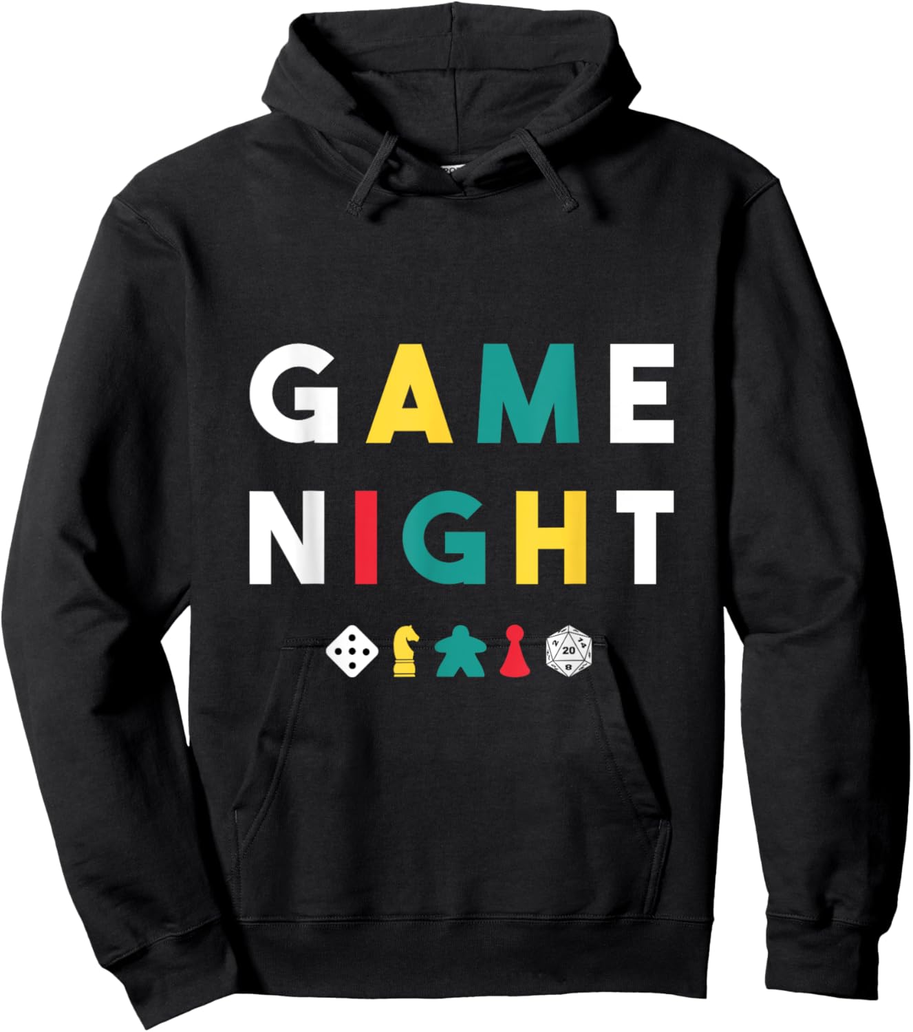 Funny Game Night Host Hoodie - Hoodie | Black