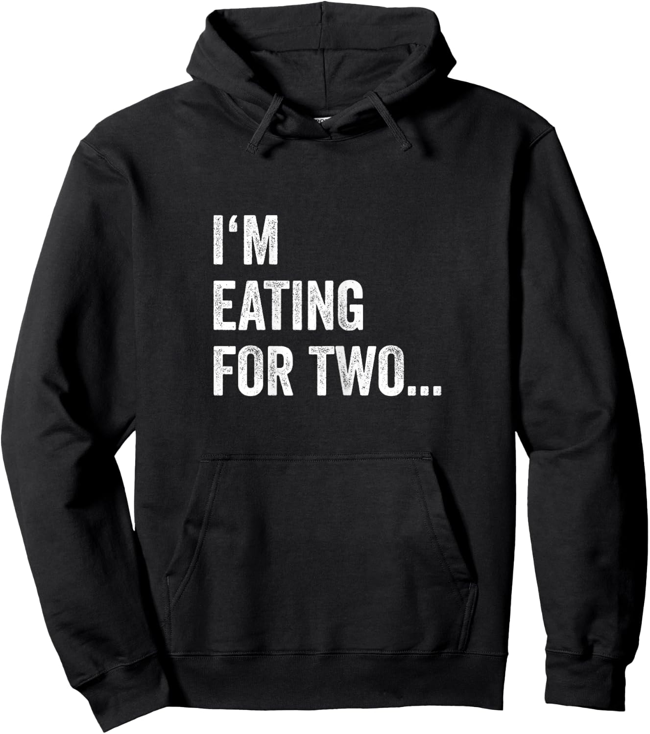 Eating For Two Drinking For Three Couples Shirts | Her Hoodie - Hoodie | Black