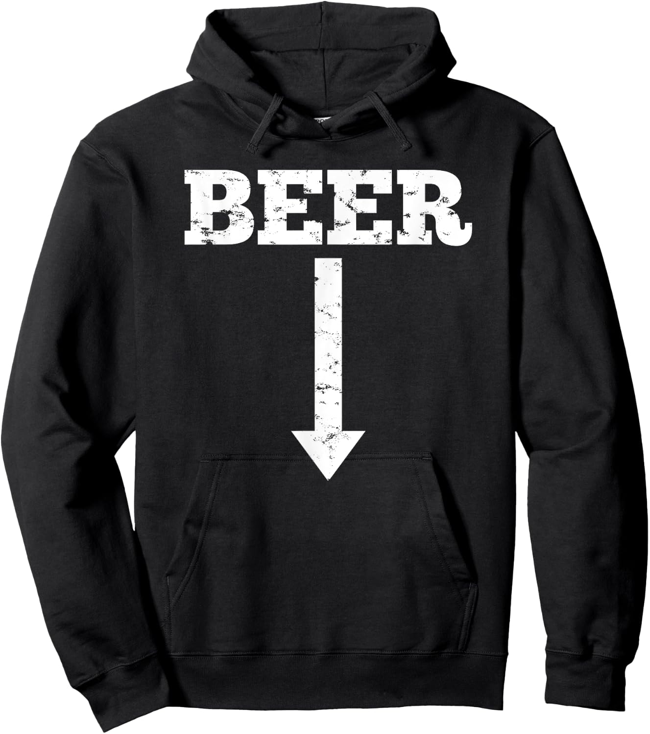 Beer Arrow Pregnant Gift Baby Announcement Dad To Be Hoodie - Hoodie | Black