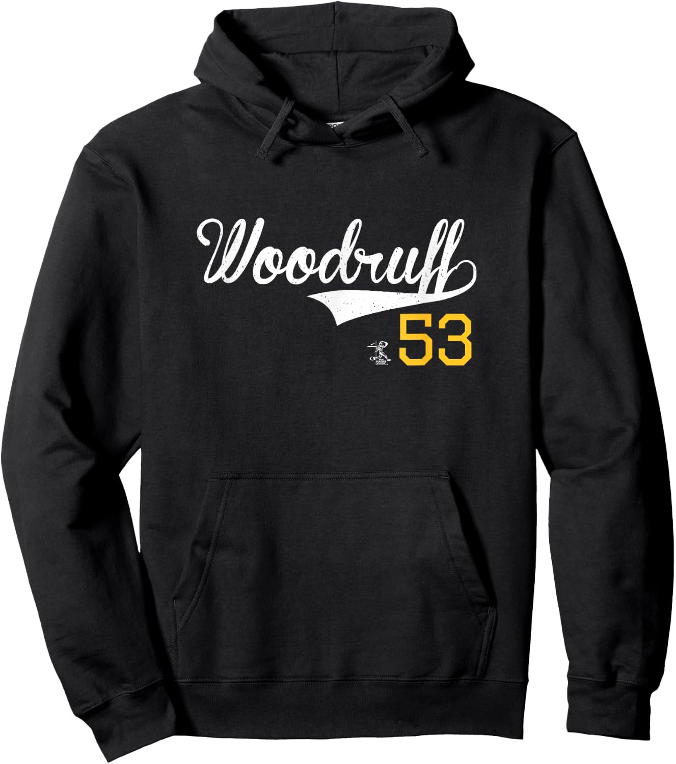Brandon Woodruff Vintage Gameday Hoodie - Hoodie | Black