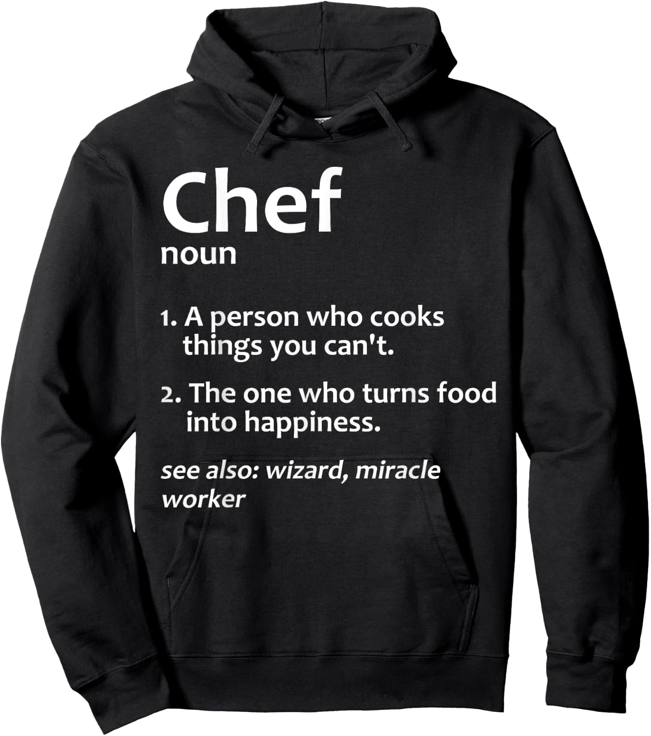 Cool Chef Design Women Cooking Culinary Cook Chef Hoodie - Hoodie | Black