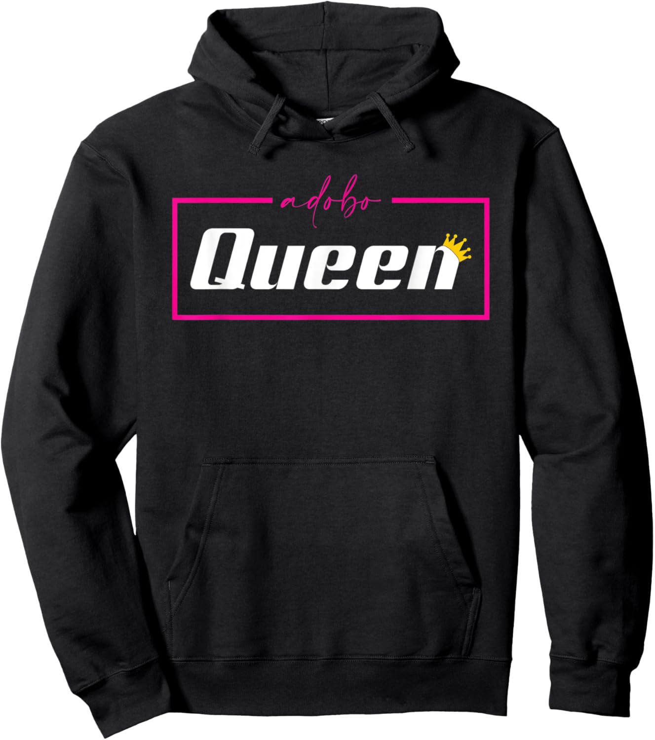 Adobo Queen Filipino Woman Funny Pinoy Food Philippines Hoodie - Hoodie | Black
