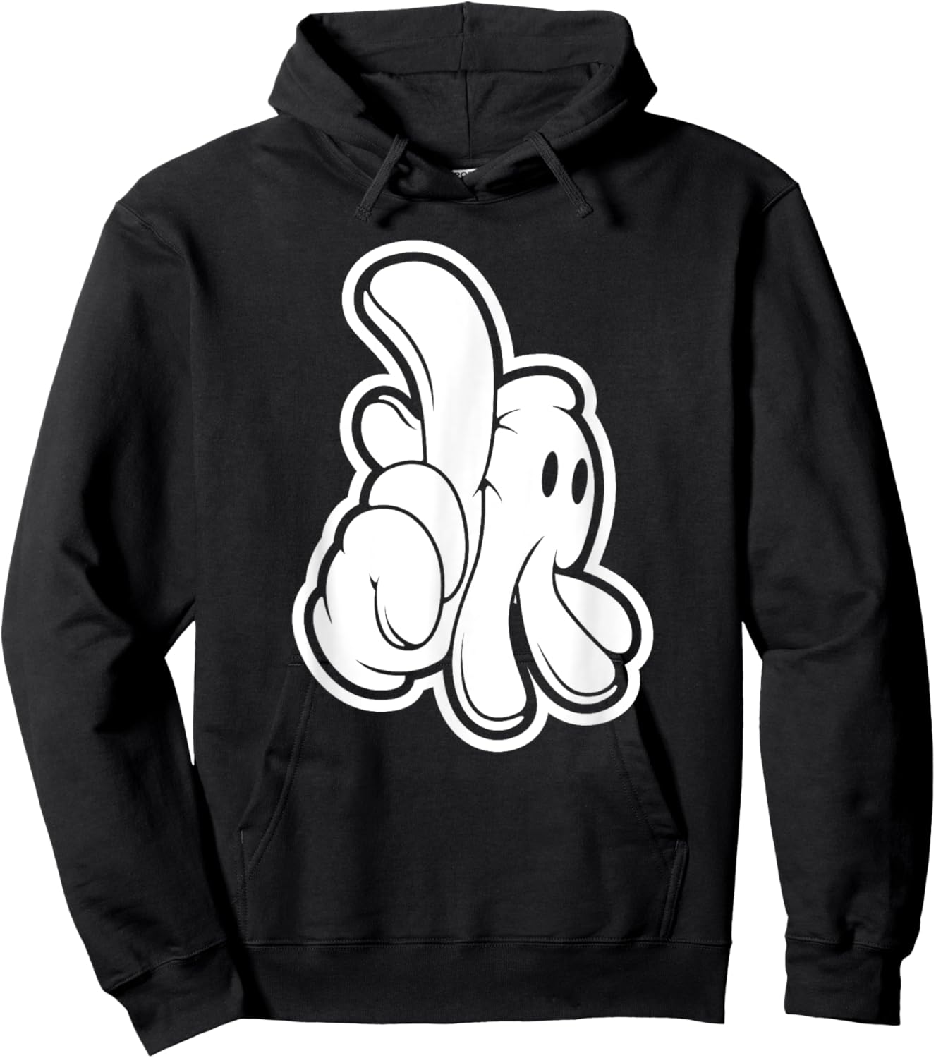 Cartoon Glove L.A. Hands Los Angeles Urban Hip Hop Street Hoodie - Hoodie | Black
