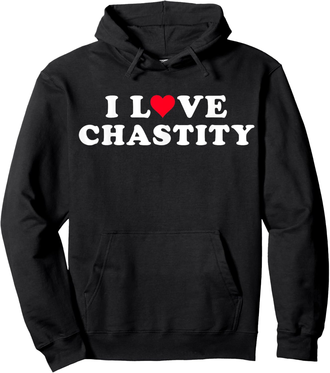 I Love Chastity Matching Girlfriend Boyfriend Chastity Name Hoodie - Hoodie | Black