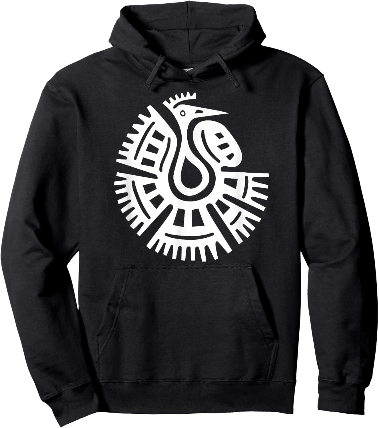 Mexico Mayan Bird Ethnic Symbol Hoodie - Hoodie | Black
