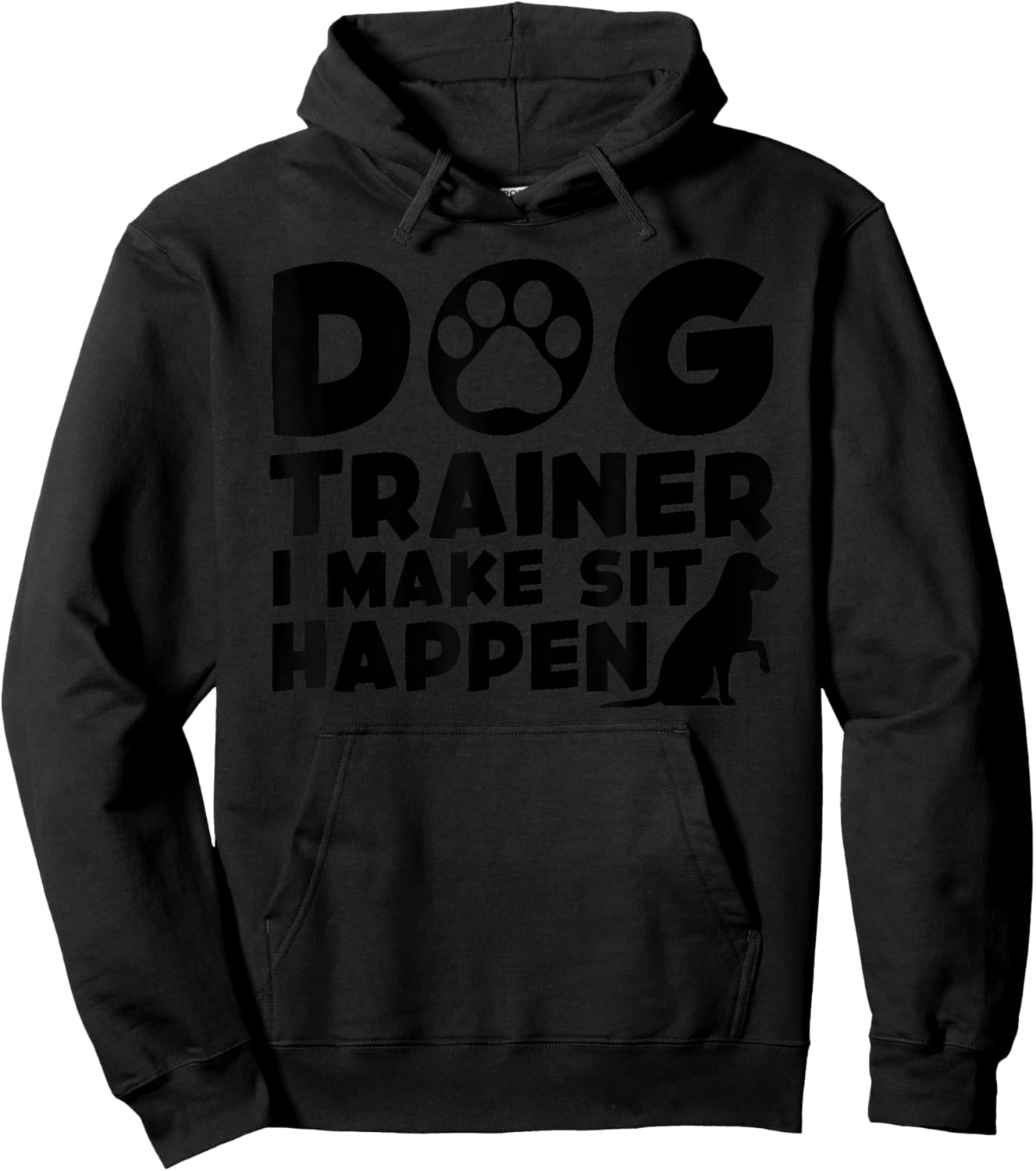 Cool Dog Trainer Art Women Dog Handler Dog Training Hoodie - Hoodie | Black