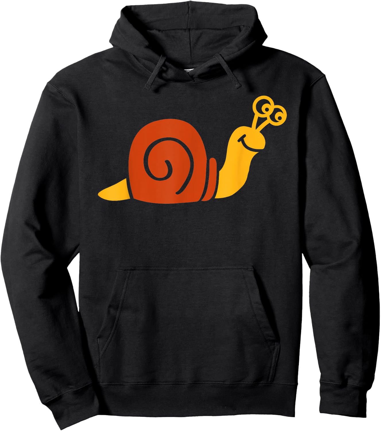 Red snail Hoodie - Hoodie | Black