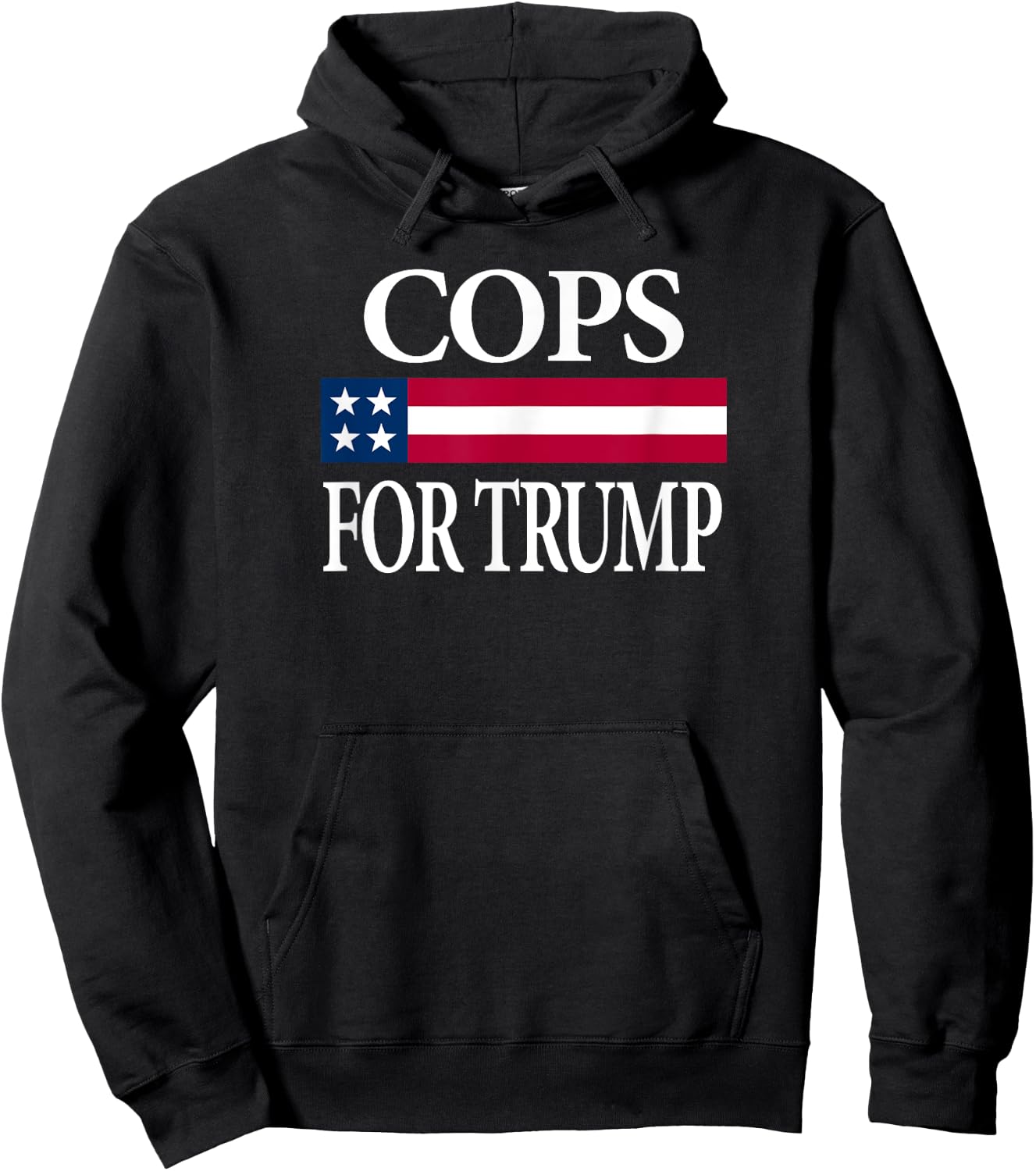 Cops for Trump Hoodie - Hoodie | Black