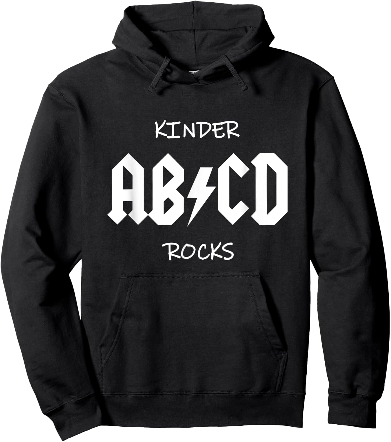 ABCD Children's Rocks Funny Teacher Gift Women Kids Hoodie - Hoodie | Black