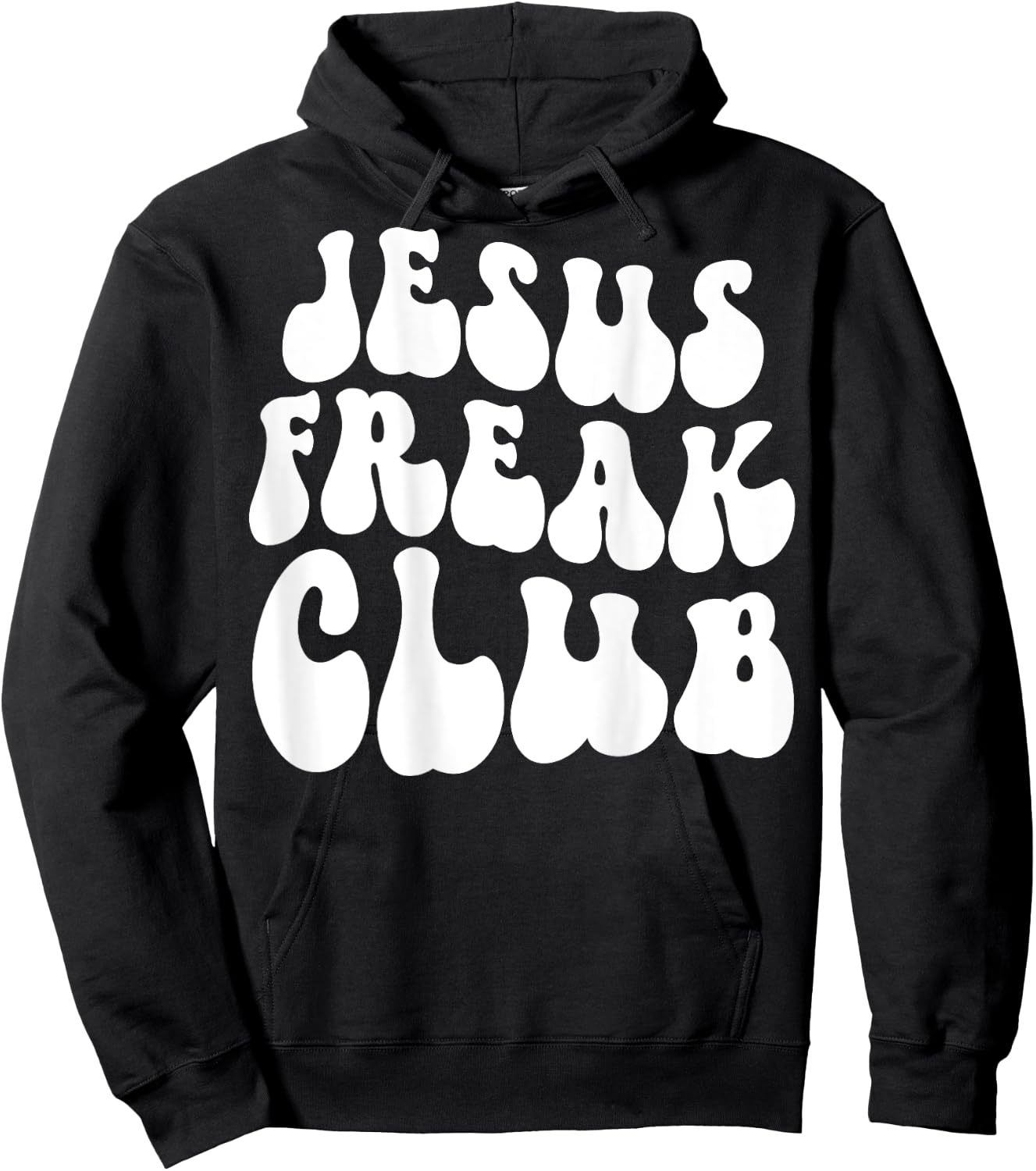 Jesus Freak Club Retro Hoodie - Hoodie | Black