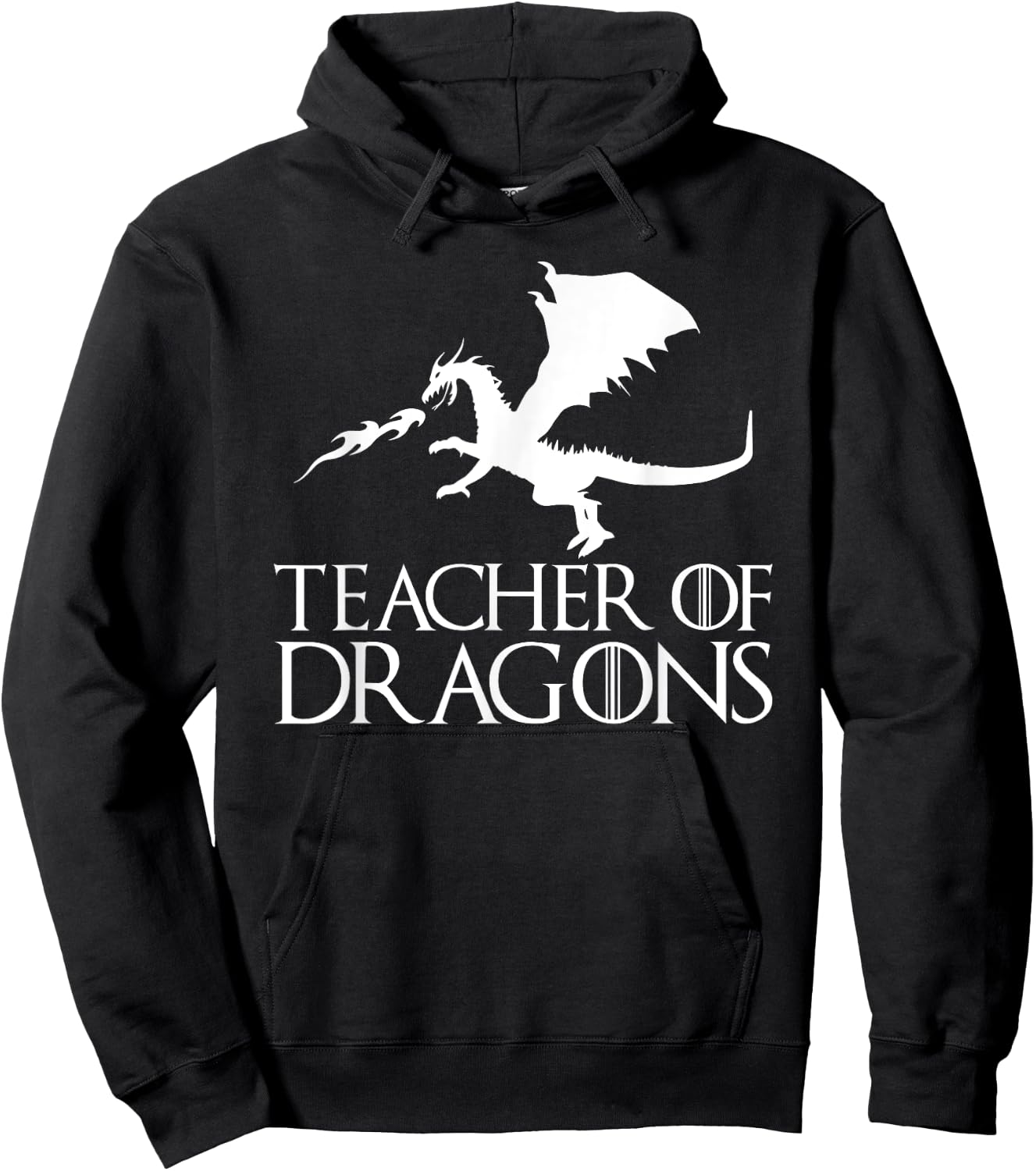 Teacher of Dragons - Funny Halloween Costume Gift Hoodie - Hoodie | Black