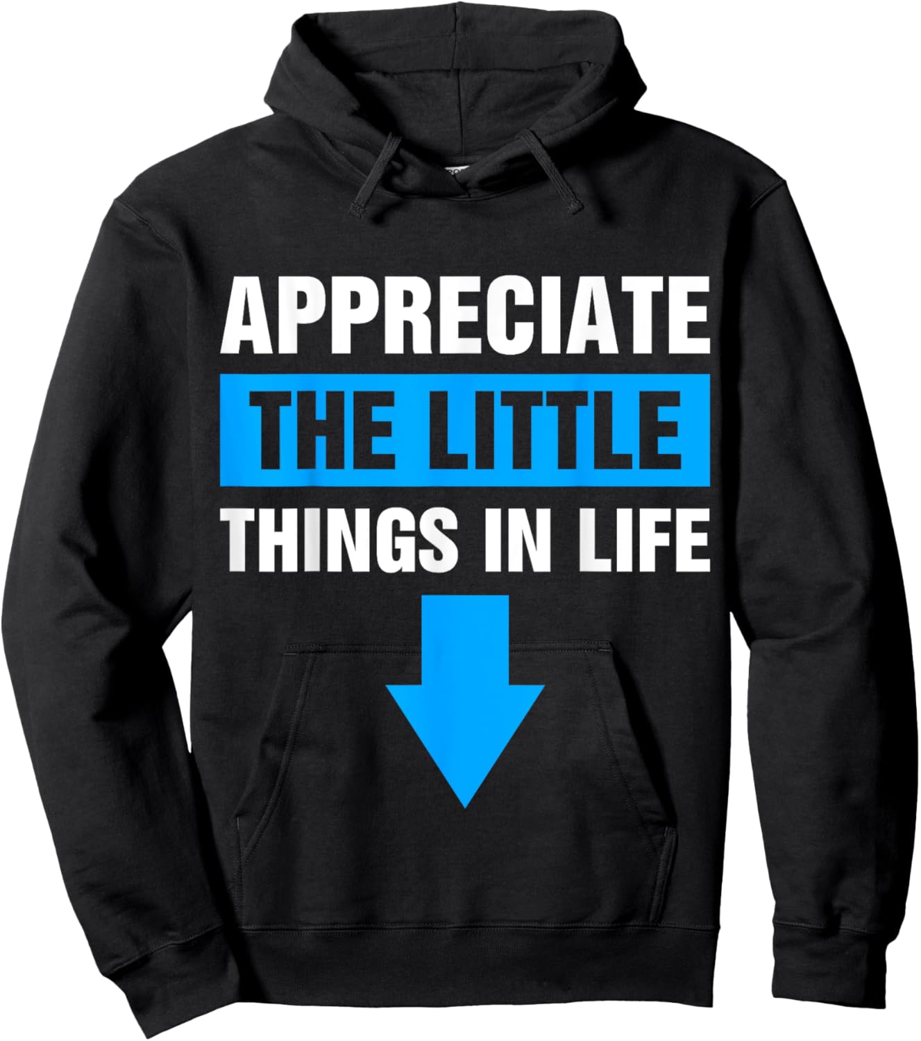 Appreciate The Small Things In Life Hoodie - Hoodie | Black
