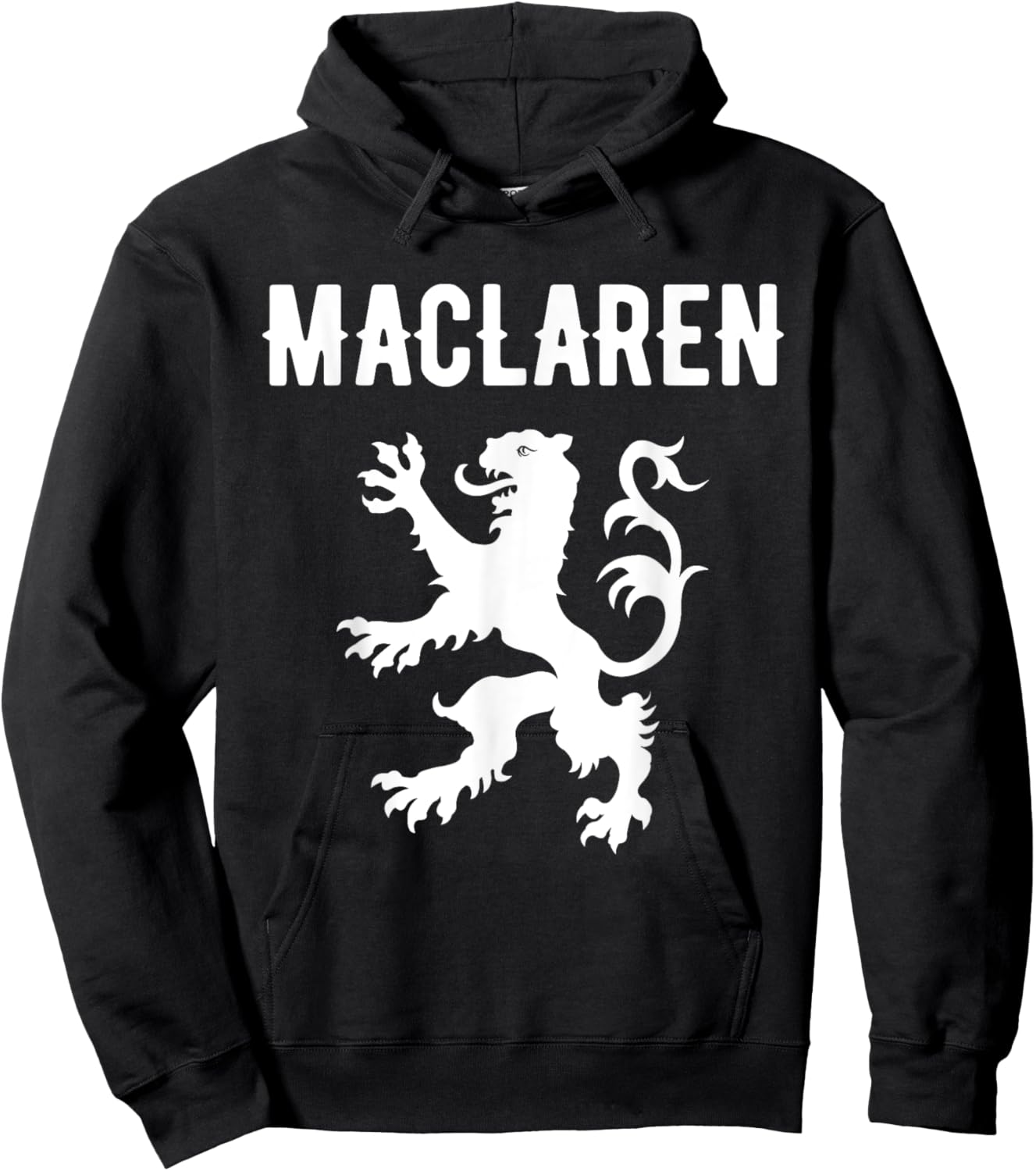 MacLaren Clan Scottish Family Name Scotland Heraldry Hoodie - Hoodie | Black