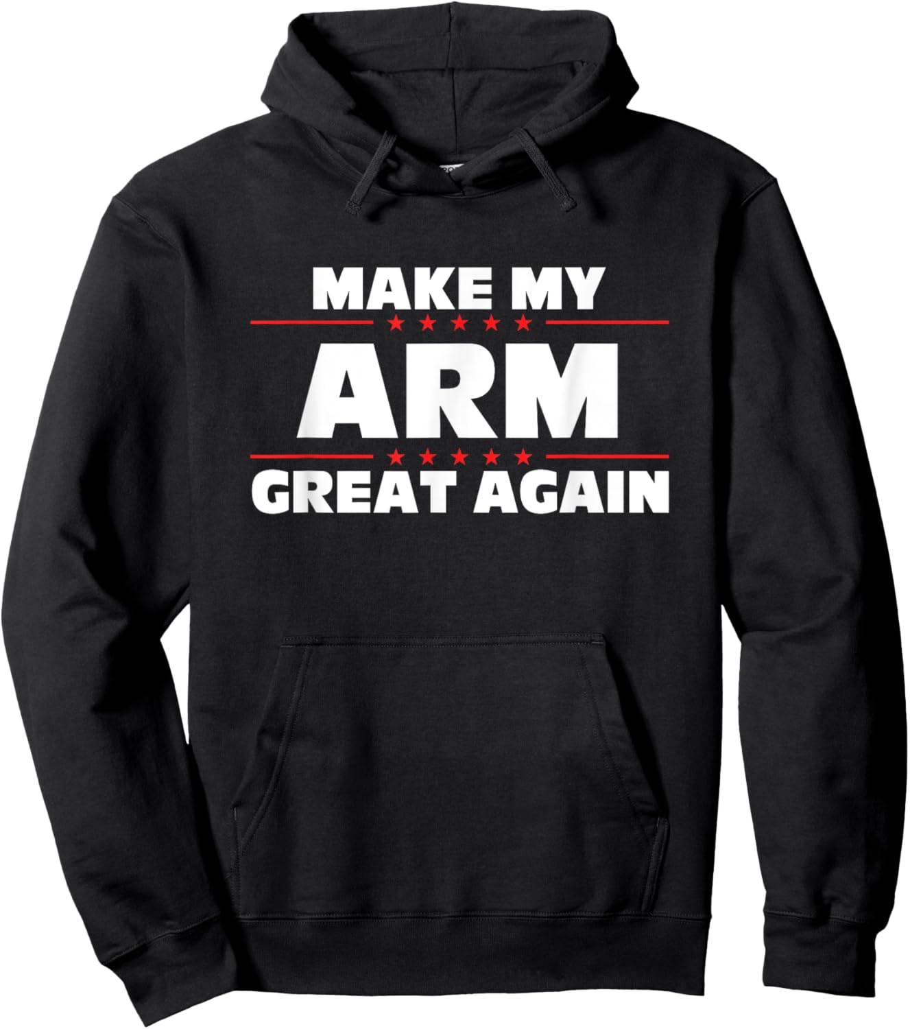 Make My Arm Great Again Funny Broken Arm Hoodie - Hoodie | Black