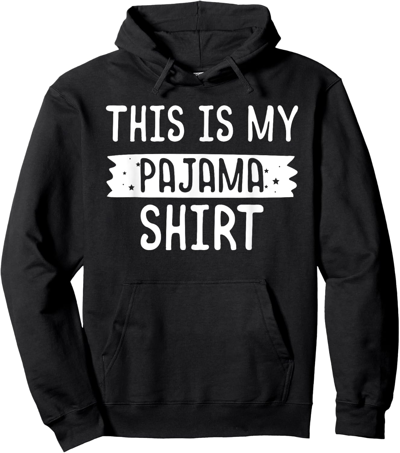 Kids This Is My Pajama PJ Top Teen Boys Girls Bedtime Hoodie - Hoodie | Black