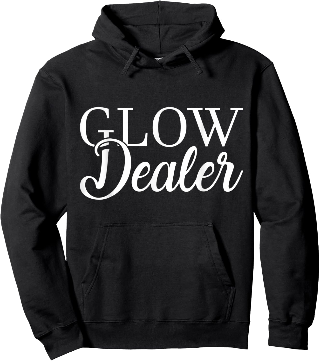 Glow Dealer Glowing Skin Pun Skincare Esthetician Hoodie - Hoodie | Black