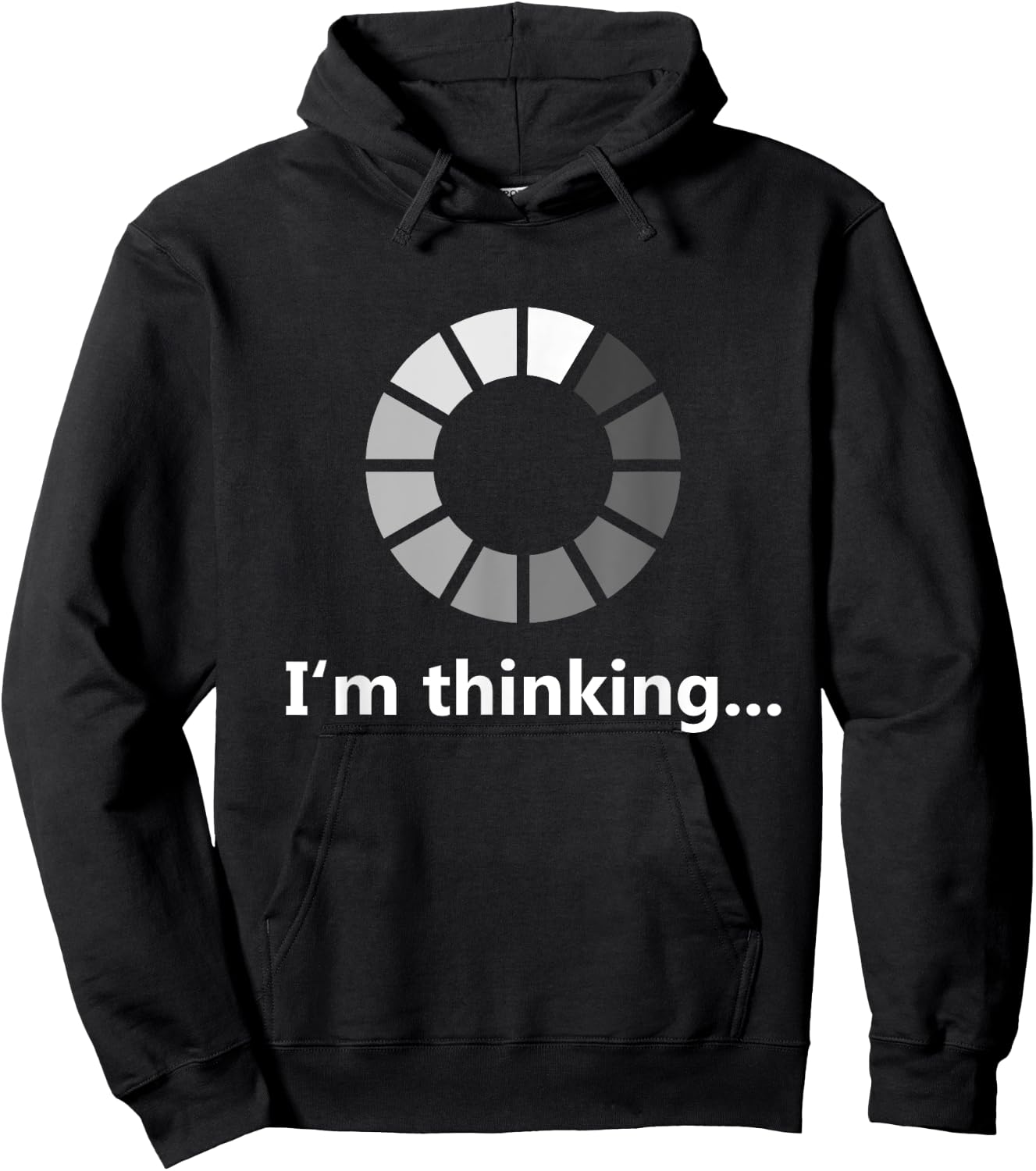 Funny Programmer I'm Thinking Hoodie - Hoodie | Black
