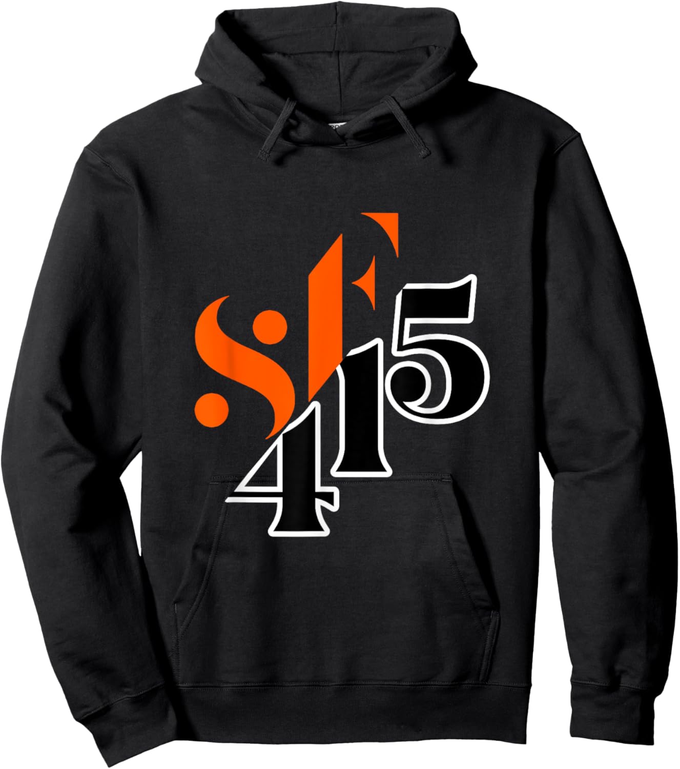 San Francisco 415 Area Code Bay Area California Hoodie - Hoodie | Black