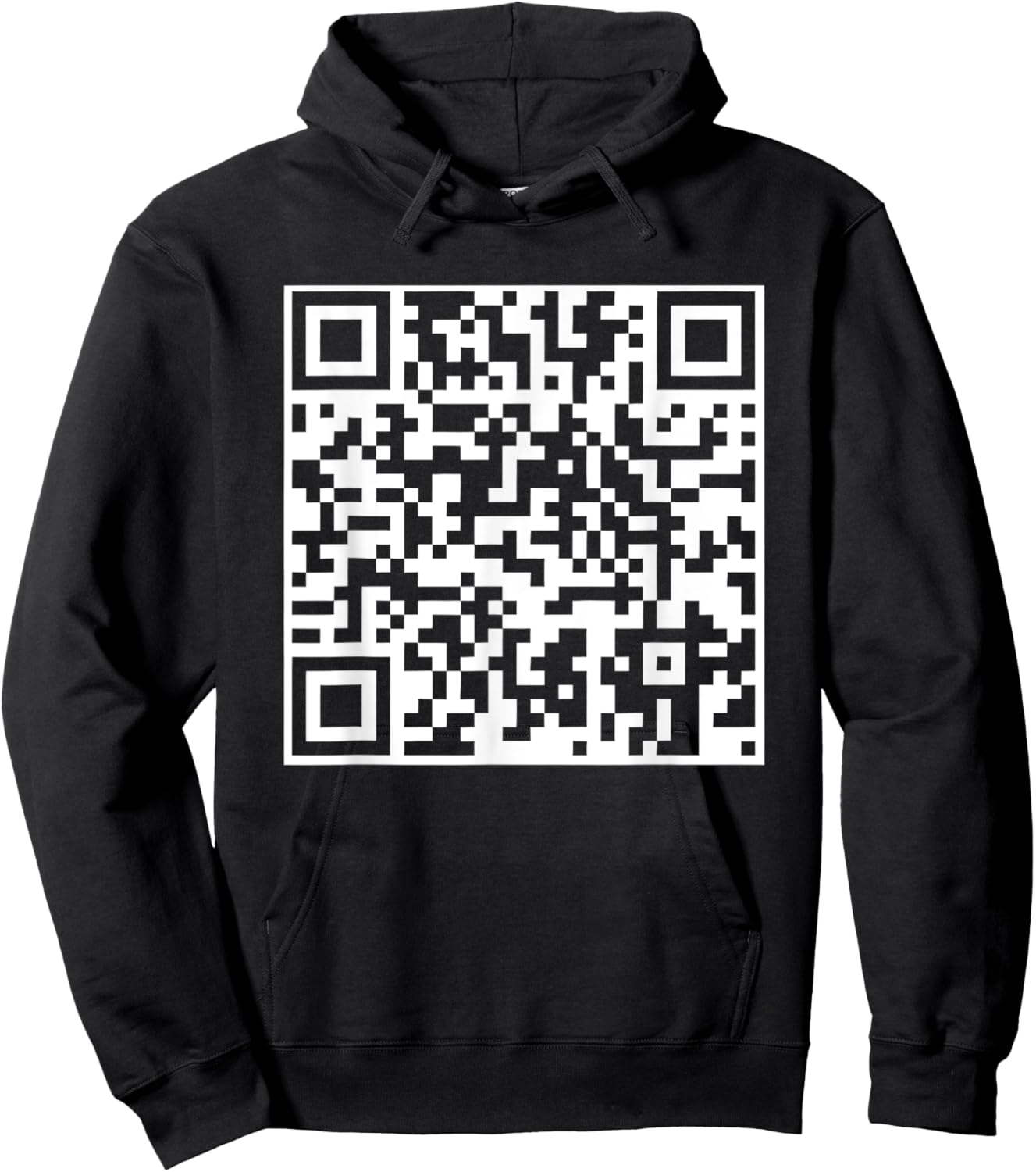 Funny QR President Trump Dance Code Hoodie - Hoodie | Black