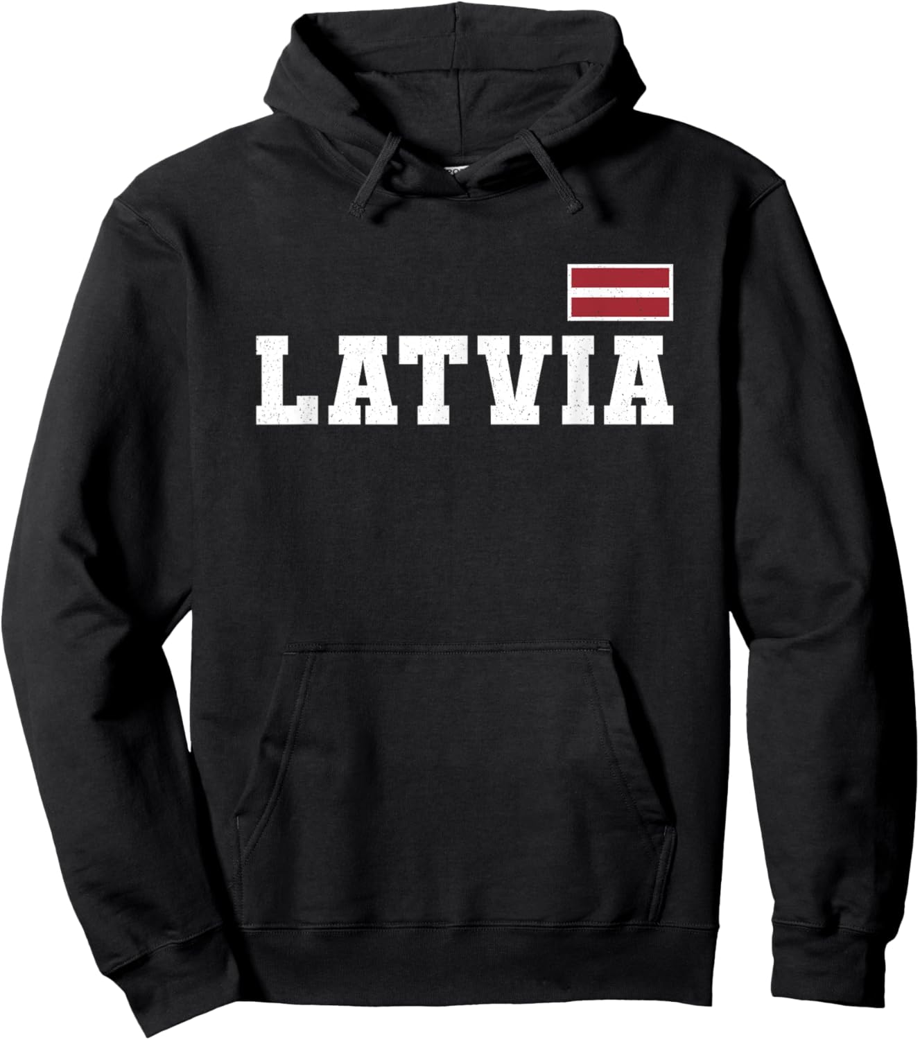 Latvia Hoodie - Hoodie | Black