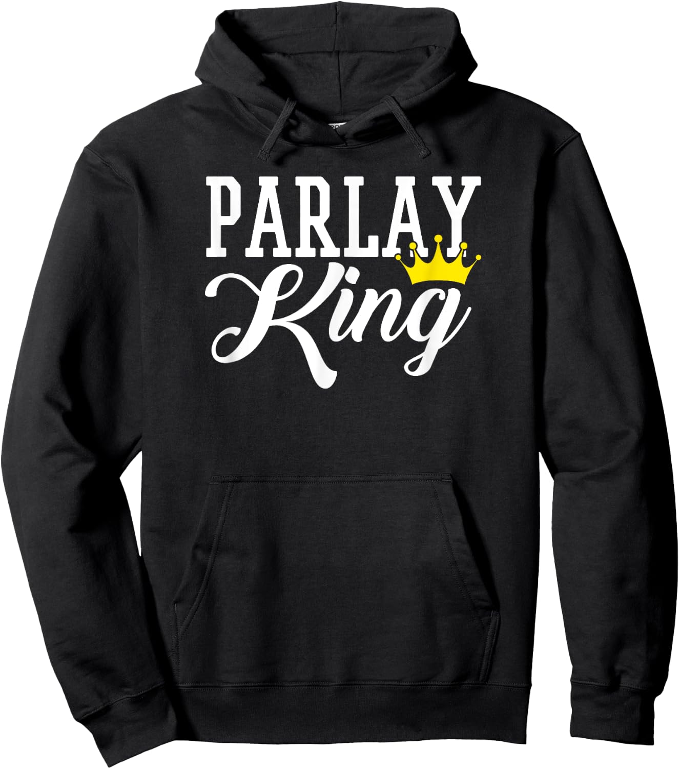 Parlay King Sports Betting Gambling Odds DFS Moneyline Over Hoodie - Hoodie | Black