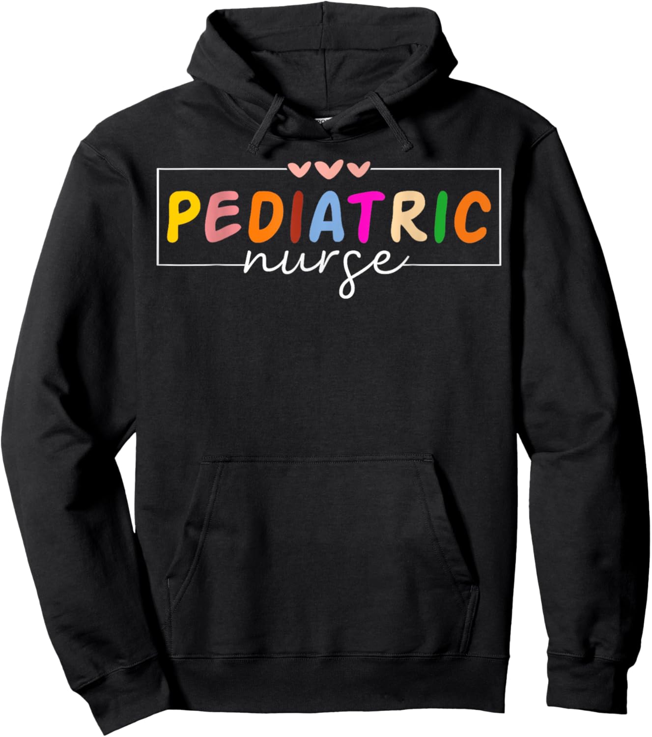 Cute Pediatric Nurse Practitioner Funny Pediatric Nursing Hoodie - Hoodie | Black
