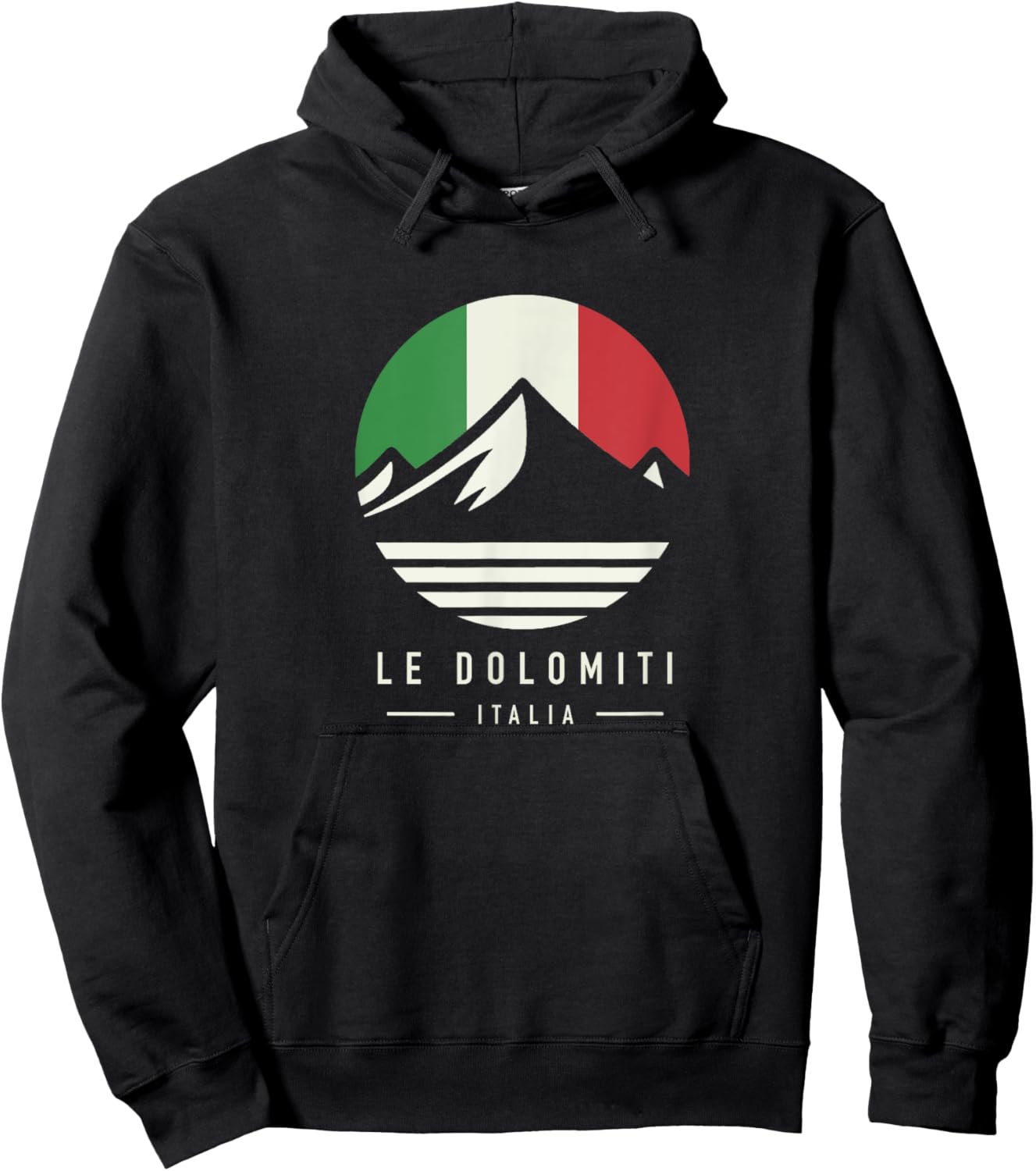 The Dolomiti Italia | The Dolomites Italian Mountains Hoodie - Hoodie | Black