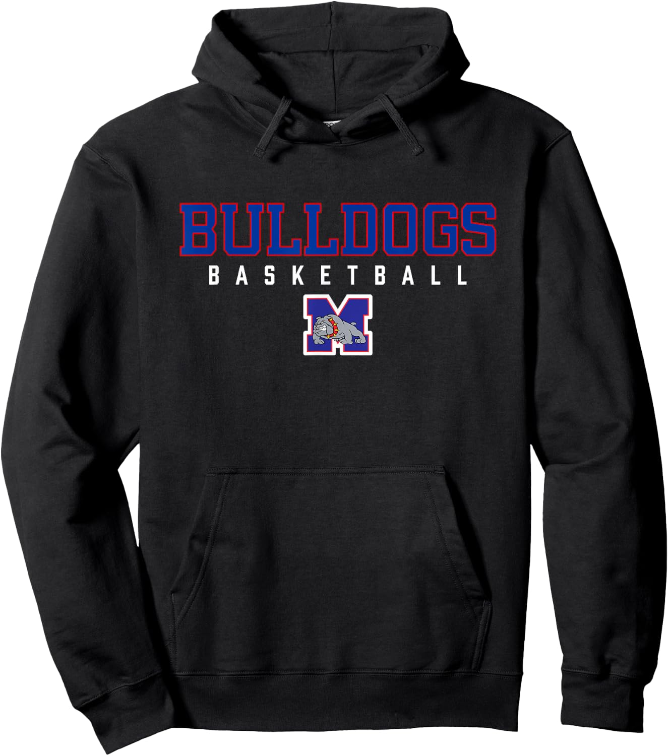 Mason Bulldogs Logo Basketball HS Hoodie - Hoodie | Black