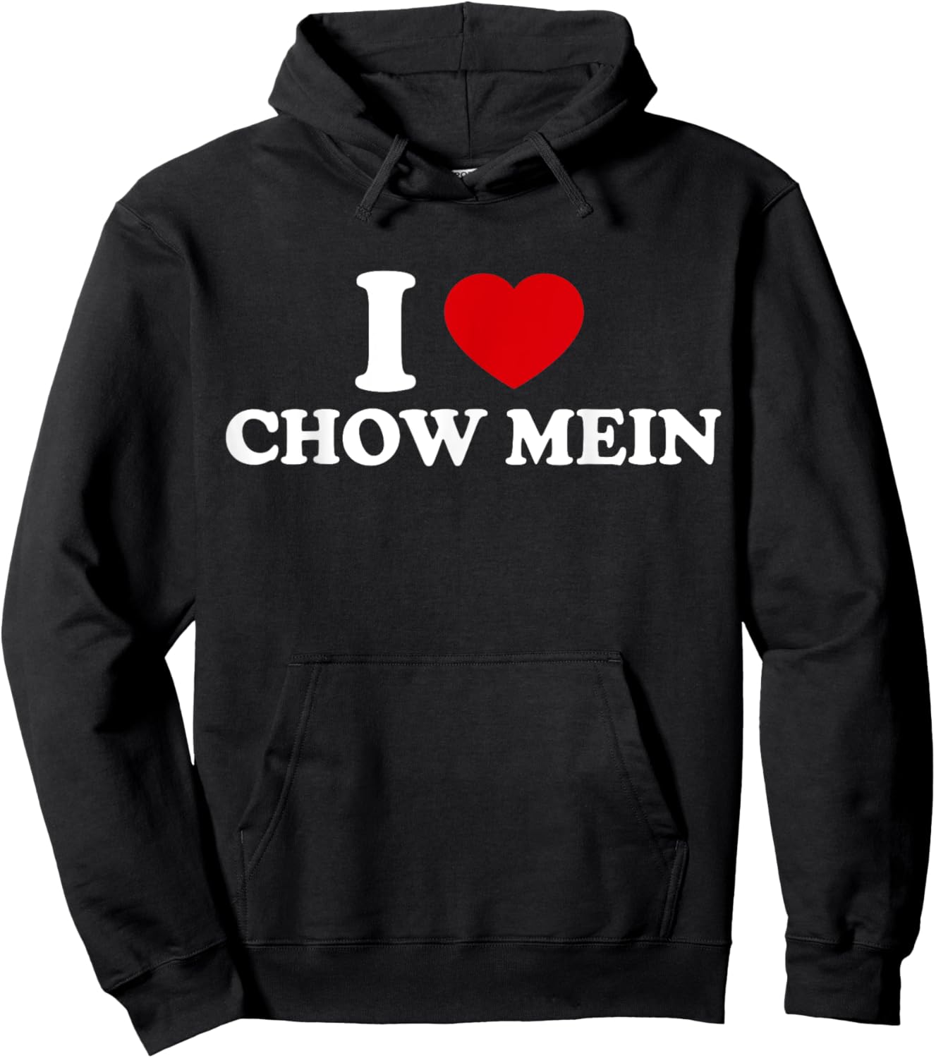 I Love Chow Mein Hoodie - Hoodie | Black