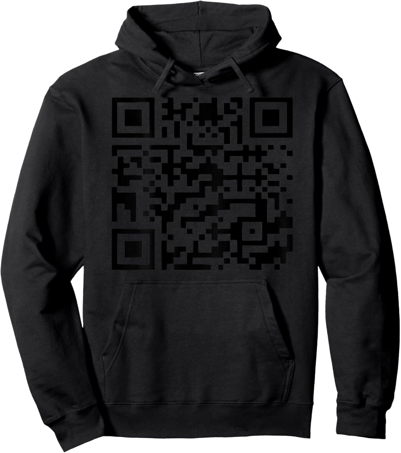 Funny QR President Trump Dance Code (on back) Hoodie - Hoodie | Black