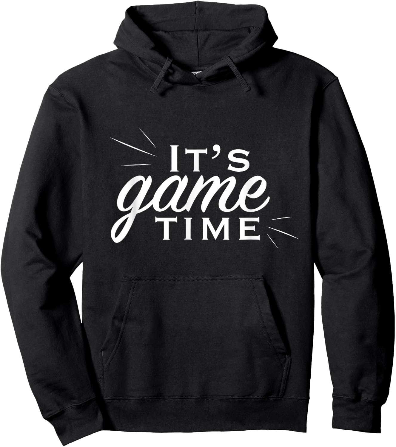 It's Game Time Hoodie - Hoodie | Black